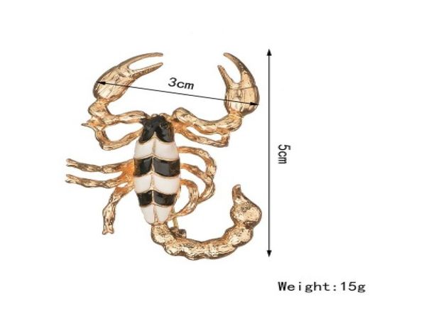 vintage pin personality punk scorpion brooches pins exquisite collar for women dance party accessories b2747540654, Gray
vintage pin personality punk scorpion brooches pins exquisite collar for women dance party accessories b2747540654, Gray
