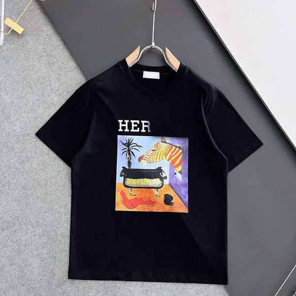 men's designer t shirt her luxury h zebra print graphic tees h round neck loose casual summer streetwear pure cotton 3xl 4xl, White;black
men's designer t shirt her luxury h zebra print graphic tees h round neck loose casual summer streetwear pure cotton 3xl 4xl, White;black
