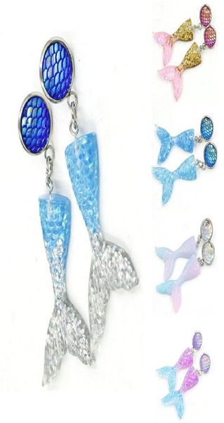new women039s mermaid fish tail bling drop dangle earrings charm jewelry stainless steel jewelry for women girl brithday9928257, Golden;silver
new women039s mermaid fish tail bling drop dangle earrings charm jewelry stainless steel jewelry for women girl brithday9928257, Golden;silver