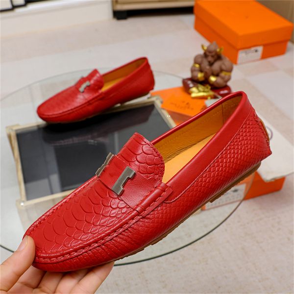 men's shoe casual luxury designer genuine leather slip-on breathable loafer shoess soft comfortable non-slip business driving shoes, Black
men's shoe casual luxury designer genuine leather slip-on breathable loafer shoess soft comfortable non-slip business driving shoes, Black
