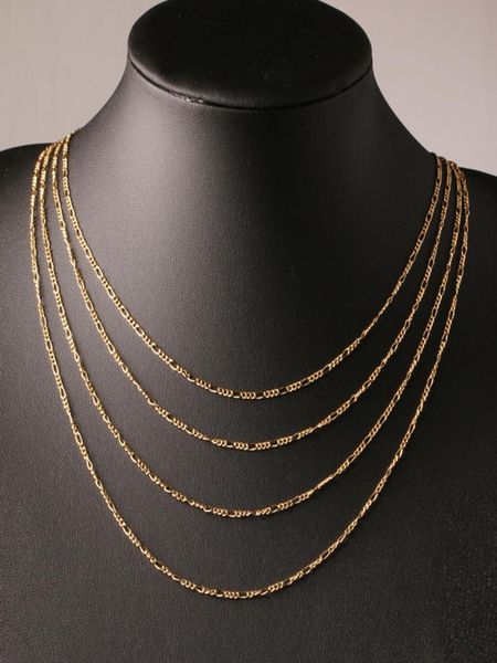 fashion 18k gold plated and 925 sterling silver plated 2mm wide heavy figaro necklace women chains men039s8378283
fashion 18k gold plated and 925 sterling silver plated 2mm wide heavy figaro necklace women chains men039s8378283