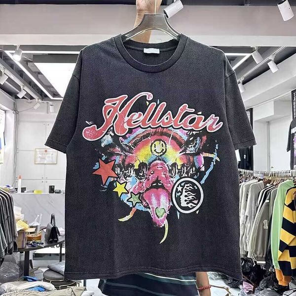 men's t-shirts hellstar short sleeves high street tongue letter print ragged edge loose men's and women's round neck t-shirt, White;black
men's t-shirts hellstar short sleeves high street tongue letter print ragged edge loose men's and women's round neck t-shirt, White;black