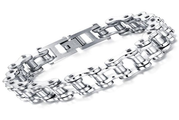 punk rock stainless steel biker mens bracelet link chain motorcycle bike bicycle chain bracelets bangles jewelry gift8644887, Golden;silver
punk rock stainless steel biker mens bracelet link chain motorcycle bike bicycle chain bracelets bangles jewelry gift8644887, Golden;silver