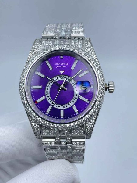 42mm mens watch qualtiy designer watches automatic mechanical diamond stainless steel strap classic man wristwatch waterproof sports men wri, Slivery;brown
42mm mens watch qualtiy designer watches automatic mechanical diamond stainless steel strap classic man wristwatch waterproof sports men wri, Slivery;brown
