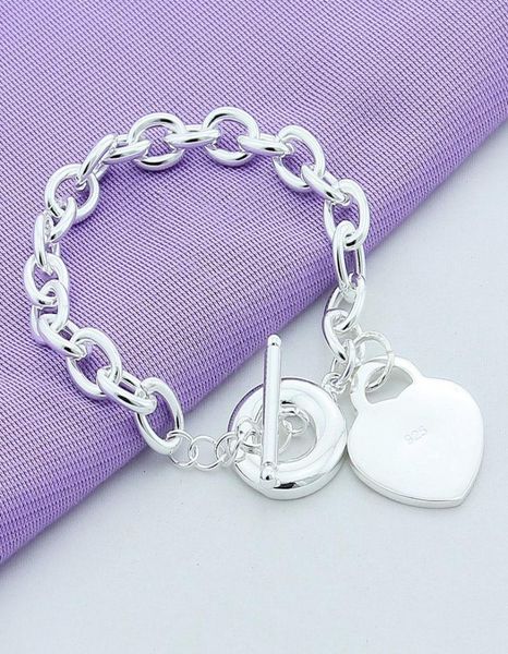 925 stamped brand designer bracelets for women t o heart clasp sterling silver girls lady charms jewelry fashion link chain bangle3344434, Golden;silver
925 stamped brand designer bracelets for women t o heart clasp sterling silver girls lady charms jewelry fashion link chain bangle3344434, Golden;silver