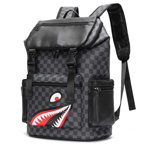 backpack checkered backpack korean casual pu anti splashing and wearresistant large capacity computer bag 230708
backpack checkered backpack korean casual pu anti splashing and wearresistant large capacity computer bag 230708