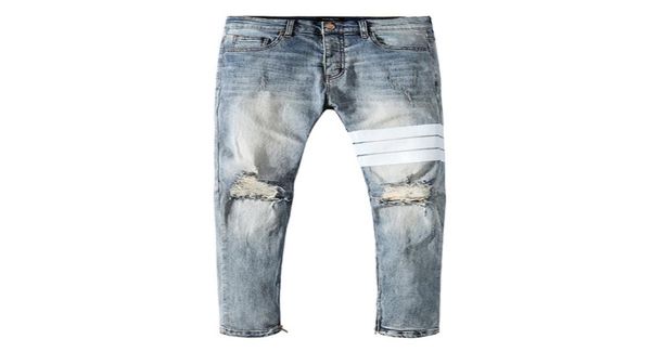 2020mens jeans distressed motorcycle biker jeans rock skinny slim ripped hole stripe famous brand denim pants designe7217261, Blue
2020mens jeans distressed motorcycle biker jeans rock skinny slim ripped hole stripe famous brand denim pants designe7217261, Blue
