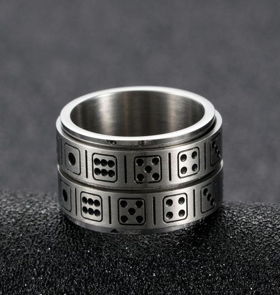 creative 316l titanium steel double ring dice rotatable ring party fun game ring whole stainless steel jewelry customization6601897, Golden;silver
creative 316l titanium steel double ring dice rotatable ring party fun game ring whole stainless steel jewelry customization6601897, Golden;silver
