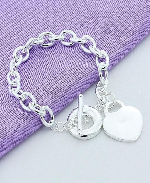 925 stamped brand designer bracelets for women t o heart clasp sterling silver girls lady charms jewelry fashion link chain bangle9969977, Golden;silver
925 stamped brand designer bracelets for women t o heart clasp sterling silver girls lady charms jewelry fashion link chain bangle9969977, Golden;silver