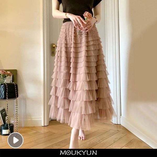 skirts moukyun tutu cake skirt elegant cascading ruffles a line long female casual elastic waist party lace faldas 230707, Black
skirts moukyun tutu cake skirt elegant cascading ruffles a line long female casual elastic waist party lace faldas 230707, Black
