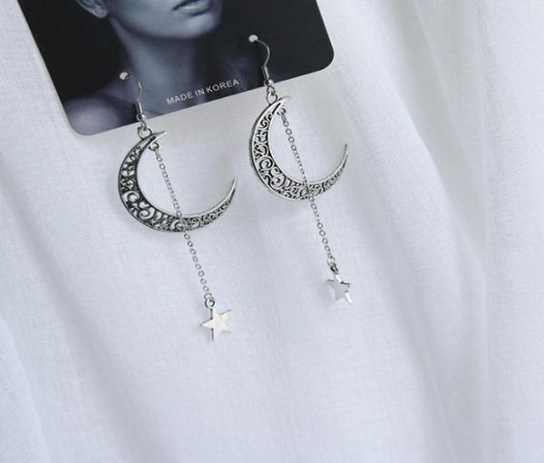 new fashion gothic retro punk moon star charm earrings handmade statement dangle earrings women earrings2070134, Golden
new fashion gothic retro punk moon star charm earrings handmade statement dangle earrings women earrings2070134, Golden