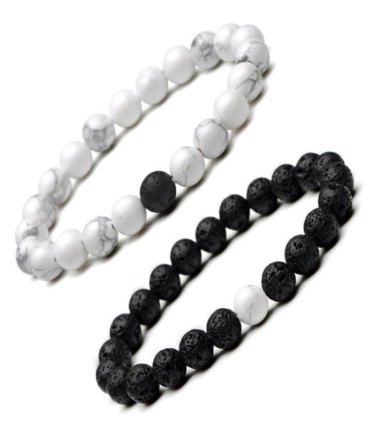 2pcs natural stone beaded strands bracelet set black lava white turquoise rock chakra bracelets couple distance bracelets for wome9012938
2pcs natural stone beaded strands bracelet set black lava white turquoise rock chakra bracelets couple distance bracelets for wome9012938