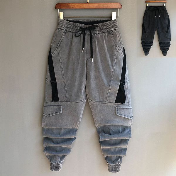 men's pants idopy fashion men's harem joggers cargo ankle cuffed elastic waist korean design drawstring street hip hop for man 230, Black
men's pants idopy fashion men's harem joggers cargo ankle cuffed elastic waist korean design drawstring street hip hop for man 230, Black