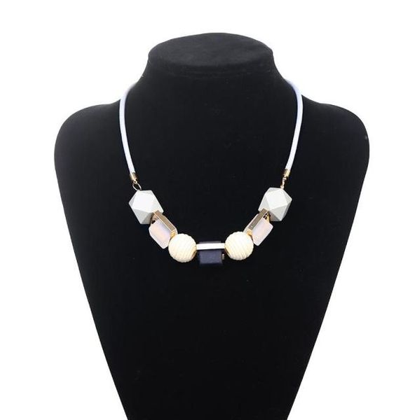 trendy wood beads womens necklace geometric wooden necklaces pendants statement necklace for women jewelry 6201895, Silver
trendy wood beads womens necklace geometric wooden necklaces pendants statement necklace for women jewelry 6201895, Silver