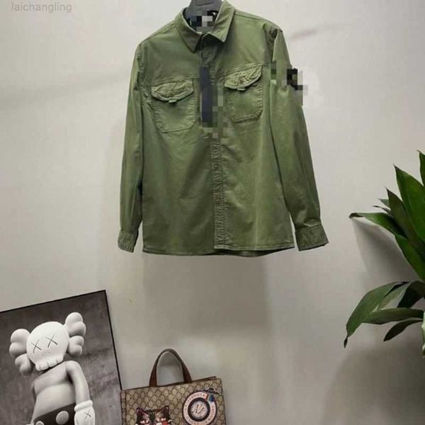 men's jackets 23ss spring compass badge sleeve patched women men pocket coat streetwear turn down collars windbreaker wash shirtmpbc5og, Black;brown
men's jackets 23ss spring compass badge sleeve patched women men pocket coat streetwear turn down collars windbreaker wash shirtmpbc5og, Black;brown