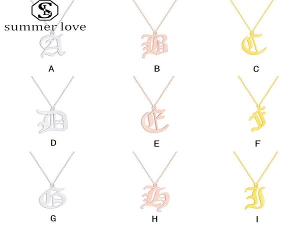 vintage initial az letter pendant necklace old english custom capital font personalized necklace creative jewelry gift for women 3390359, Silver
vintage initial az letter pendant necklace old english custom capital font personalized necklace creative jewelry gift for women 3390359, Silver