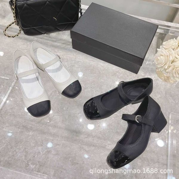 high end quality 2022 new leather thick heeled square toe mary jane women's versatile one line with high heels single shoes, Black
high end quality 2022 new leather thick heeled square toe mary jane women's versatile one line with high heels single shoes, Black