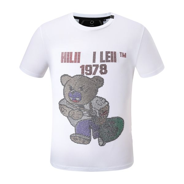 22ss men t shirt designer pp skull diamond t shirt short sleeve dollar brown bear brand o-neck skulls pp2116, White;black
22ss men t shirt designer pp skull diamond t shirt short sleeve dollar brown bear brand o-neck skulls pp2116, White;black