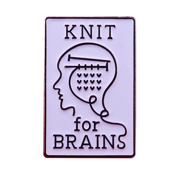 knit for brains enamel pin yarn crochet knit brooch yarn obsessed collector gift4666490, Gray
knit for brains enamel pin yarn crochet knit brooch yarn obsessed collector gift4666490, Gray