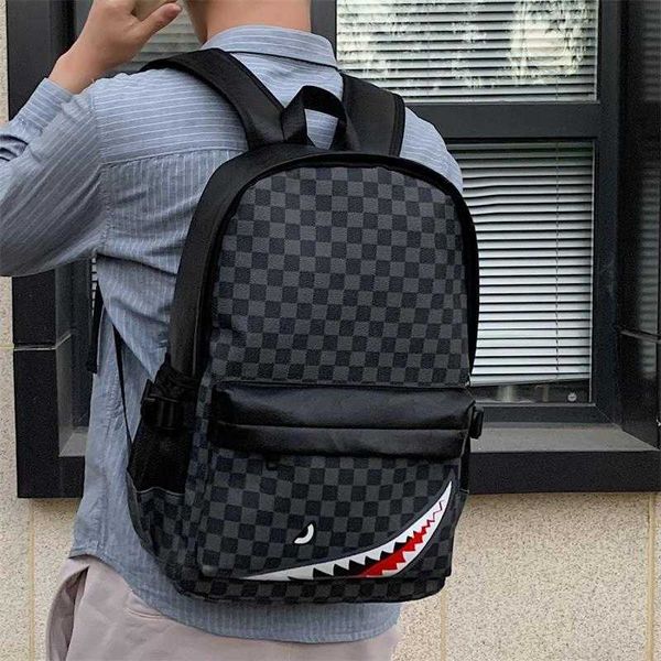 backpack men s fashion lattice travel backpack large capacity versatile leather schoolbag computer bag 230708
backpack men s fashion lattice travel backpack large capacity versatile leather schoolbag computer bag 230708