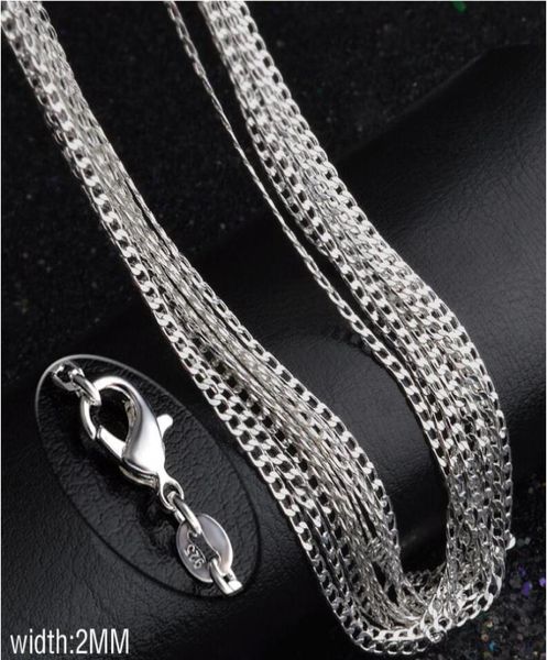 925 sterling silver plated 2mm sideways chain women lobster clasps smooth chain statement jewelry size 16 18 20 22 24 26 inches ec5287076
925 sterling silver plated 2mm sideways chain women lobster clasps smooth chain statement jewelry size 16 18 20 22 24 26 inches ec5287076