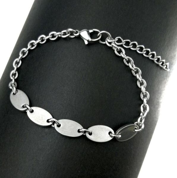 titanium steel heart oval charm bracelets stainless steel blank pendant chain own engravable bracelet for women men bracelet jewel1010339, Golden;silver
titanium steel heart oval charm bracelets stainless steel blank pendant chain own engravable bracelet for women men bracelet jewel1010339, Golden;silver