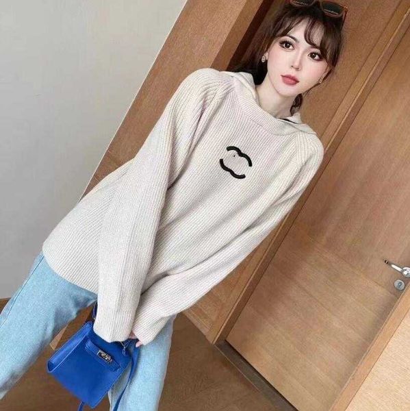 sweater women designer classic collar zip knit pullover embroidered warm long sleeve shirt sweatshirt wool coat, White;black
sweater women designer classic collar zip knit pullover embroidered warm long sleeve shirt sweatshirt wool coat, White;black