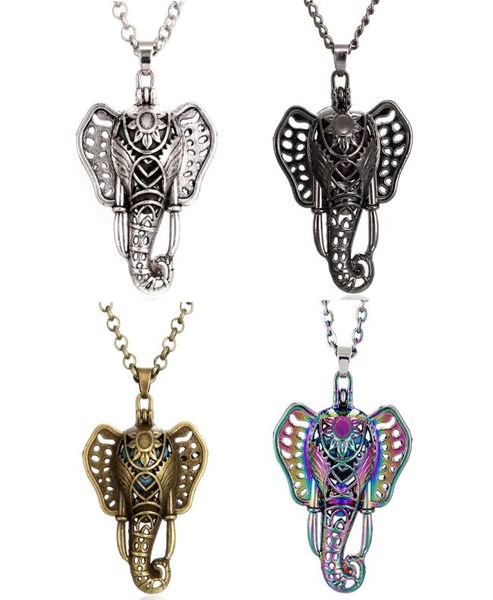 multicolor elephant lava rock aroma essential oil diffuser bohemian hollow magnetic closure locket pendant necklace with 70cm chai4335091, Silver
multicolor elephant lava rock aroma essential oil diffuser bohemian hollow magnetic closure locket pendant necklace with 70cm chai4335091, Silver