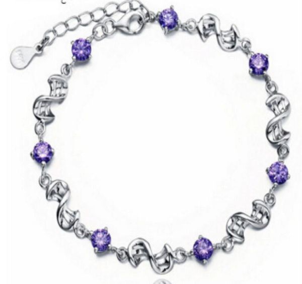 925 sterling silver amethyst rhodium bracelet for women selling korean silver jewelry whole4654225, Golden;silver
925 sterling silver amethyst rhodium bracelet for women selling korean silver jewelry whole4654225, Golden;silver