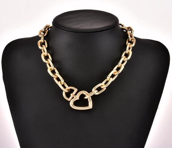 chokers punk cuban choker heart necklace collar statement hip hop big chunky aluminum gold color thick chain women jewelry4892680, Golden;silver
chokers punk cuban choker heart necklace collar statement hip hop big chunky aluminum gold color thick chain women jewelry4892680, Golden;silver