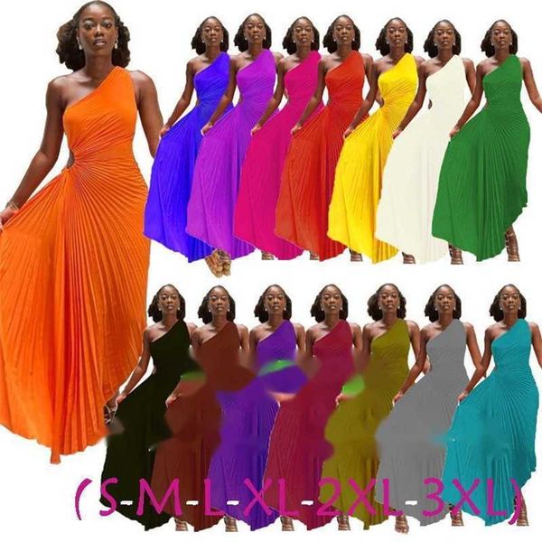 2023 womens clothing new pleated dress plus size 3xl one shoulder hollow elegant evening long dresses, Black;gray
2023 womens clothing new pleated dress plus size 3xl one shoulder hollow elegant evening long dresses, Black;gray