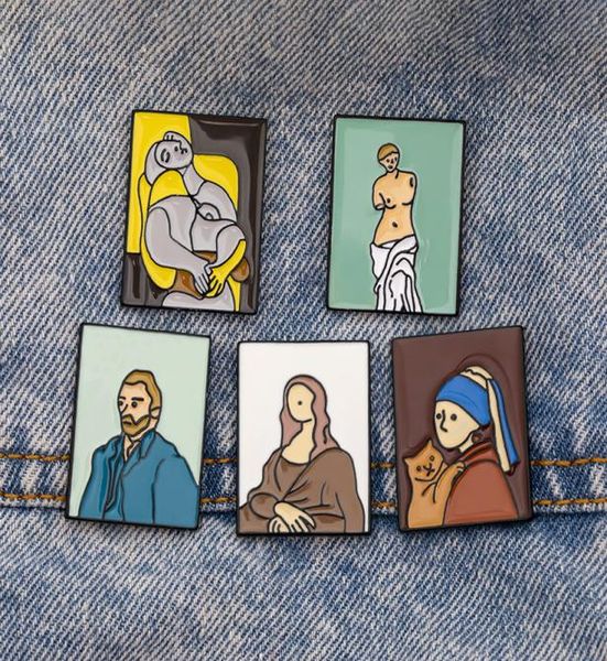 exquisite fashion drip oil painting enamel brooch picasso van gogh mona lisa venus art oil painting pin4605873, Gray
exquisite fashion drip oil painting enamel brooch picasso van gogh mona lisa venus art oil painting pin4605873, Gray