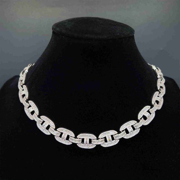 fashion style 925 sterling silver moissanite pendant hip hop men pendant necklaces
