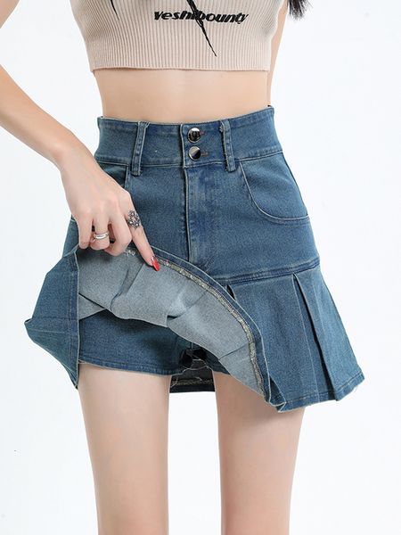 skirts zoki pleated women high waist denim skirt korean fashion pockets a line skirts summer harajuku vintage skirt 230707, Black
skirts zoki pleated women high waist denim skirt korean fashion pockets a line skirts summer harajuku vintage skirt 230707, Black