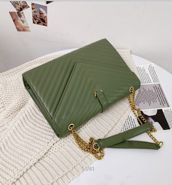designer crossbody bag shoulder bag luxurys handbags classic womens handbag wave pattern chain bag leather clutch shoulder bag tote bag with