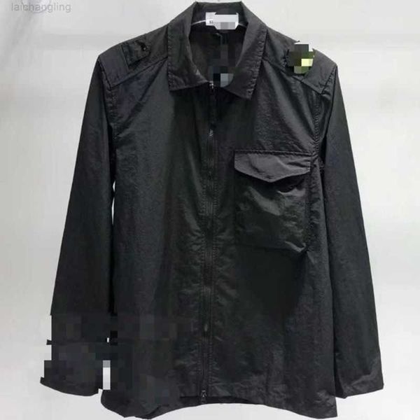 men's jackets 23ss spring compass badge sleeve patched women men pocket coat streetwear turn down collars windbreaker wash shirtmpbcr9v, Black;brown
men's jackets 23ss spring compass badge sleeve patched women men pocket coat streetwear turn down collars windbreaker wash shirtmpbcr9v, Black;brown