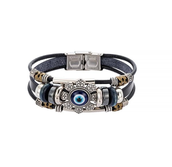 punk lucky eye turkish evil eye charm bracelets for men women handmade jewelry multilayer black leather bangle female gift4204073, Golden;silver
punk lucky eye turkish evil eye charm bracelets for men women handmade jewelry multilayer black leather bangle female gift4204073, Golden;silver