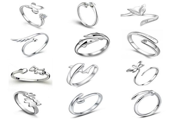 new 925 sterling silver jewerly rings dolphins dragonfly wings of the angel love fox butterfly opening adjustable ring for women2269919
new 925 sterling silver jewerly rings dolphins dragonfly wings of the angel love fox butterfly opening adjustable ring for women2269919