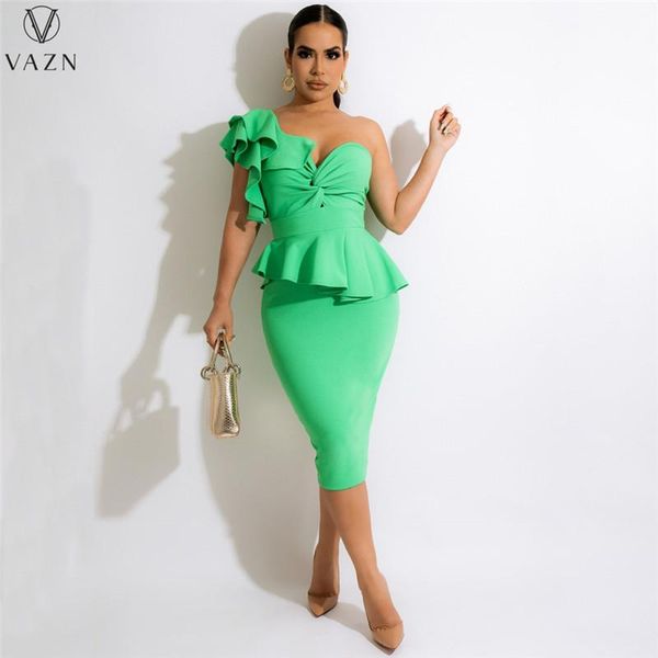 pants vazn 2022 women high street style short dress short sleeve one shoulder dress pure color lady mid long dress, White
pants vazn 2022 women high street style short dress short sleeve one shoulder dress pure color lady mid long dress, White