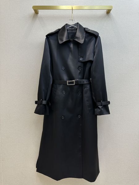 women's trench coats european fashion designer windbreaker 2023 early autumn classic double row button long windbreaker coat, Tan;black
women's trench coats european fashion designer windbreaker 2023 early autumn classic double row button long windbreaker coat, Tan;black