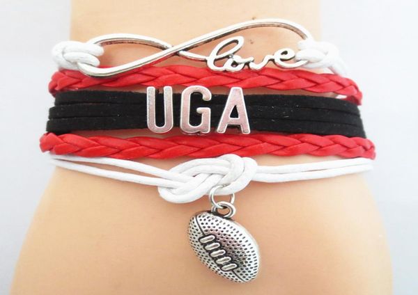 fashion jewelry infinity love uga football bracelet customized wristband friendship bracelets b091114778936, Golden;silver
fashion jewelry infinity love uga football bracelet customized wristband friendship bracelets b091114778936, Golden;silver