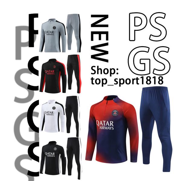 psgs paris tracksuit 2023 2024 mbappe kids and men 22 23 24 psgs training suit long sleeve football soccer jersey kit uniform chandal boys f, Black
psgs paris tracksuit 2023 2024 mbappe kids and men 22 23 24 psgs training suit long sleeve football soccer jersey kit uniform chandal boys f, Black