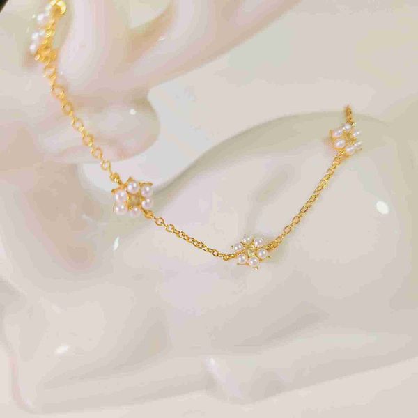 lk american designer 18k gold small daisy niche cute sweet style bracelet ins retro, Golden;silver
lk american designer 18k gold small daisy niche cute sweet style bracelet ins retro, Golden;silver