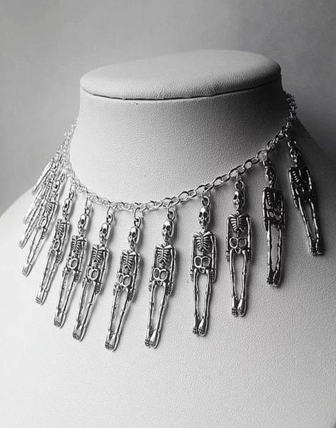 gothic skeleton necklaces skull human bone statement necklace pendant women jewelry punk rock bar party collars vintage silver cho5877137
gothic skeleton necklaces skull human bone statement necklace pendant women jewelry punk rock bar party collars vintage silver cho5877137