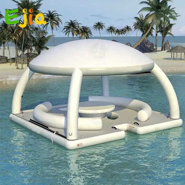 summer inflatable water floating tent outdoor leisure floating island inflatable wharf with tent
summer inflatable water floating tent outdoor leisure floating island inflatable wharf with tent