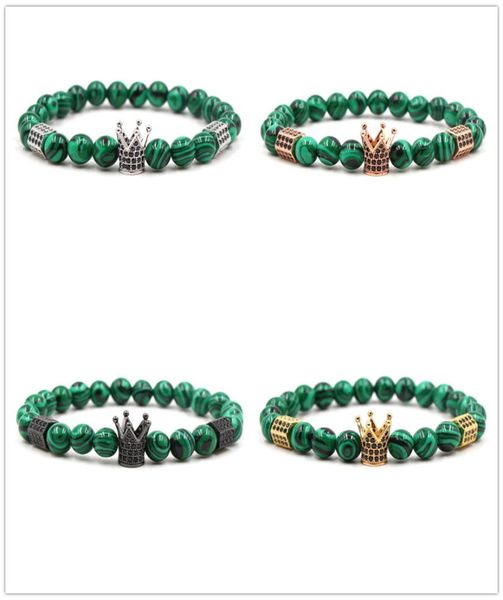 4 colors 10mm zircon crown charms green peacock stone beads bracelet silver gold rose gold yoga pulseira feminina buddha jewelry5532652, Black
4 colors 10mm zircon crown charms green peacock stone beads bracelet silver gold rose gold yoga pulseira feminina buddha jewelry5532652, Black