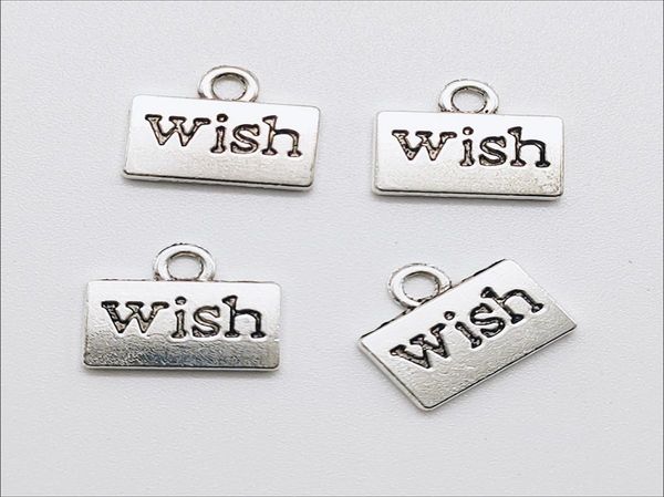 whole lot 100pcs letter wish antique silver charms pendants for jewelry making bracelet earrings diy keychain pendant 1211mm 3215353, Bronze;silver
whole lot 100pcs letter wish antique silver charms pendants for jewelry making bracelet earrings diy keychain pendant 1211mm 3215353, Bronze;silver