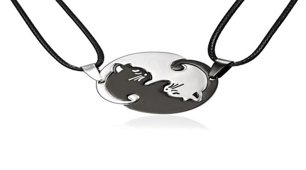 animal pendant black white cat stitching necklace simple friendship gift heart shape gold cute couple rope chain necklaces 2pcsse3457670, Silver
animal pendant black white cat stitching necklace simple friendship gift heart shape gold cute couple rope chain necklaces 2pcsse3457670, Silver