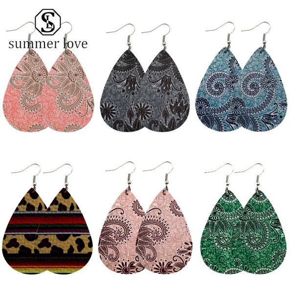 new flower printed pu leather earring for women bohemian printed dangle drop earrings oval waterdrop ear creative party jewelry wh4394805, Silver
new flower printed pu leather earring for women bohemian printed dangle drop earrings oval waterdrop ear creative party jewelry wh4394805, Silver