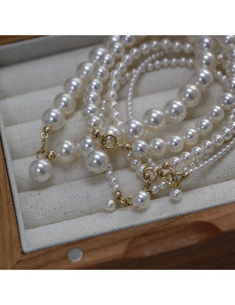 white 2-10mm freshwater cultured 6-8mm pearl bracelet charms,925 sterling silver pearl bracelets for women girls ladies, Black
white 2-10mm freshwater cultured 6-8mm pearl bracelet charms,925 sterling silver pearl bracelets for women girls ladies, Black